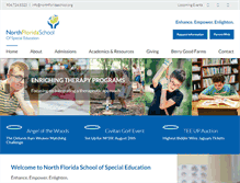 Tablet Screenshot of northfloridaschool.org